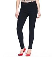 Petite Cotton Rich Pull On Denim Jeggings
