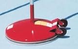 130 Lb. Weighted Base Red, 2 Bases & 2 Poles w/4 Slides