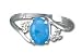 Solid Sterling Silver Turquoise Ring