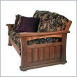 August Lotz Boston Hardwood Futon Chair Frame in Medium Finish