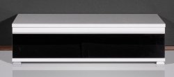 Fenja TV-Unterteil 100x30x55 cm, weiss/schwarz
