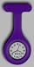 Nurses Fob Watch - Purple - Silicone (Infection Control) + BLUE SILICONE HOLDER FREE!!
