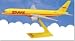 B757-200 Dhl New Colors 1/200