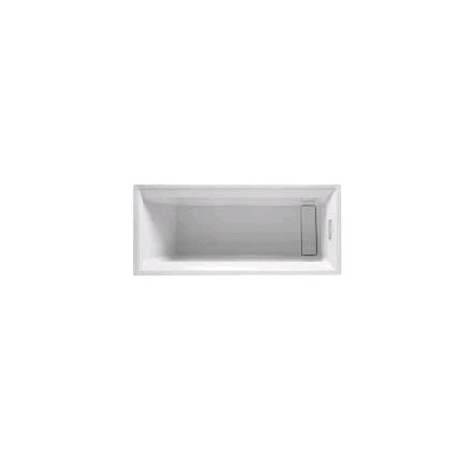 Duravit Floor Bathtub Whirlpool Tub White