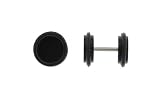 1 Pair Black Acrylic Fake Plugs - 16G Wire - 8mm