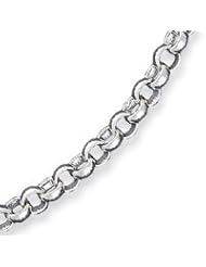 Sterling Silver Fancy Link Necklace - 18 Inch