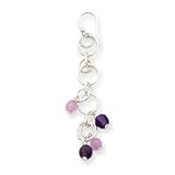 Sterling Silver Amethyst Dangle Earrings