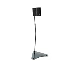 Sanus Systems Home Theater in A Box Speaker Stands - Black Pillar With Glass Base