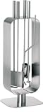 Blomus Stainless Steel Fireplace Set, 5 pcs., Brushed Stainless Steel