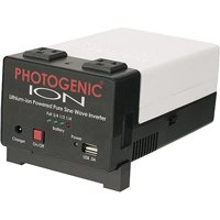 Photogenic ION Lithium-ion Powered Pure Sine Wave Inverter - Portable Power for Studio Lights