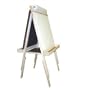 "Beka Adjustable Double-Sided Paper Holder Easel, Paper Rolls on Both Sides, Wood Trays"