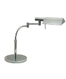 Robert Sonneman Satin Nickel Tent Pharmacy Desk Lamp