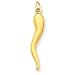 14k Italian Horn Charm