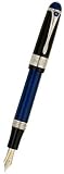 Michel Perchin Greek Key Fountain Pen Royal Blue Medium