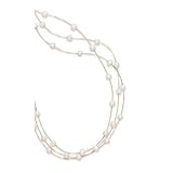 White Pearl Bridal Illusion Sterling Silver