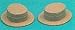 Miniature Chrysnbon Straw Hat 2 Pieces