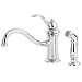 Tools & Hardware : Price Pfister Marielle Chrome 1 Handle Kitchen Faucet w/Spray