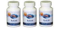 Krill Oil 3 60 Count Bottles.