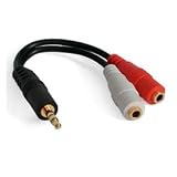 New Startech Cable MUY1MFF 6 Stereo Splitter Cable 3.5mm Male To 2x3.5mm Female Retail UL Listed