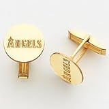14K Los Angeles Angels Name Logo Cuff Links