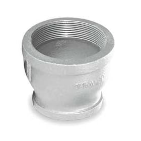 Industrial Grade 2WJ66 Reducing Coupling, 2 1/2 x 2 In, Galv