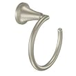 Moen YB5886BN Icon Towel Ring, Brushed Nickel