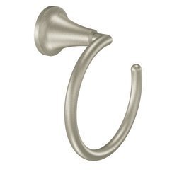 Moen YB5886BN Icon Towel Ring, Brushed Nickel