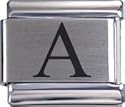 Italian Charms Module "A" Laserbuchstabe modul by 
Kult-Schmuck!