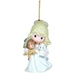 Precious Moments Angel Holding Lion And Lamb Ornament "Peace On Earth"