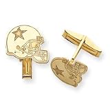14K Dallas Cowboys Disc Cowboys Cuff Links