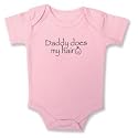13703 BODYSUIT- DADDY...HAIR- 0-3