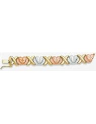 9mm 14k Stampato Bracelet 7"