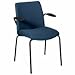 HON2242NAB62 - Guest Chair,24-1/4x24x34-1/2,Mahogany/Burgundy Fabric