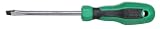 TOTAL GRIP SCREWDRIVER 8X1/4 3/16X1/8 FLAT GREEN
