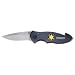 Rostfrei Liner Lock Knife Feature Honed Blade SHERIFF Badge Emblem Anodized Aluminum Handle