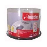IMATION DVD+R MEDIA 8X 4.7GB 50-PK SPINDLE INKJET PRINTABLE (Silver) (Retail)