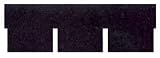 Dollhouse Miniature Rectangular Butt Asphalt Museum Shingles w/Granule