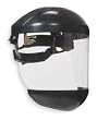 Industrial Grade 2AUB7 Ratchet Headgear, Chin Strap, Face Shield