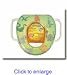 Toilet Seat - Padded Training Seat - Dinosaurs