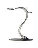 eShave - Nickel Finish S Shaving Stand for Razor & Brush