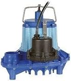 Little Giant 9EH-CIA-VDS 4/10 HP, 70 GPM - Automatic Submersible Sump Effluent Pump w/ Vertical Diap