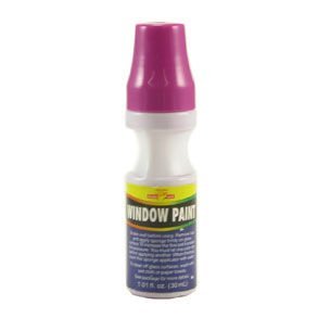 One 1 oz Purple School Spirit Window Paint Bottle