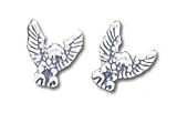 Eagle Solid Sterling Silver Small Post Earrings