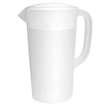 Rubbermaid 3062-RD WHT 2.25 Qt Pitcher - White - Pack Of 6