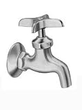 Tools & Hardware : Central Brass 0007-1/2 Wall Mount Faucet Solid Flange, Chrome