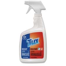 Clorox Company Products - Tilex Mildew Remover, Removes Mold/Mildew, 32 oz - Sold as 1 EA - Mildew remover quickly removes mold and mildew, indoors and outdoors. Ready-to-use formula saves scrubbing time and labor. EPA-registered general purpose disinfectant and fungicide. Kills staph, strep and athlete's foot. Nonphosphorous formula is environmentally friendly. Trigger spray bottle is easy to use.