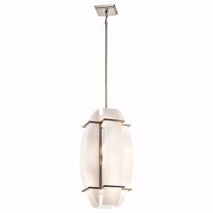 valentine Foyer Incandescent PENDANTS Brushed NickelB003U66MF8
