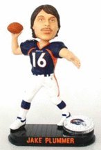 Denver Broncos Jake Plummer Forever Collectibles Black Base Edition Bobble Head