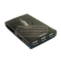 Combo Powered Digital Multimedia Memory Card Reader Writer with 3 PORT USB 2.0 HUB - SD Ultra, SD Ultra II, SD Extreme, SD Extreme III, SD High Speed 150X, SD Pro, XD