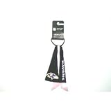 NFL Licensed Baltimore Ravens Pink Black Ponytail Holder